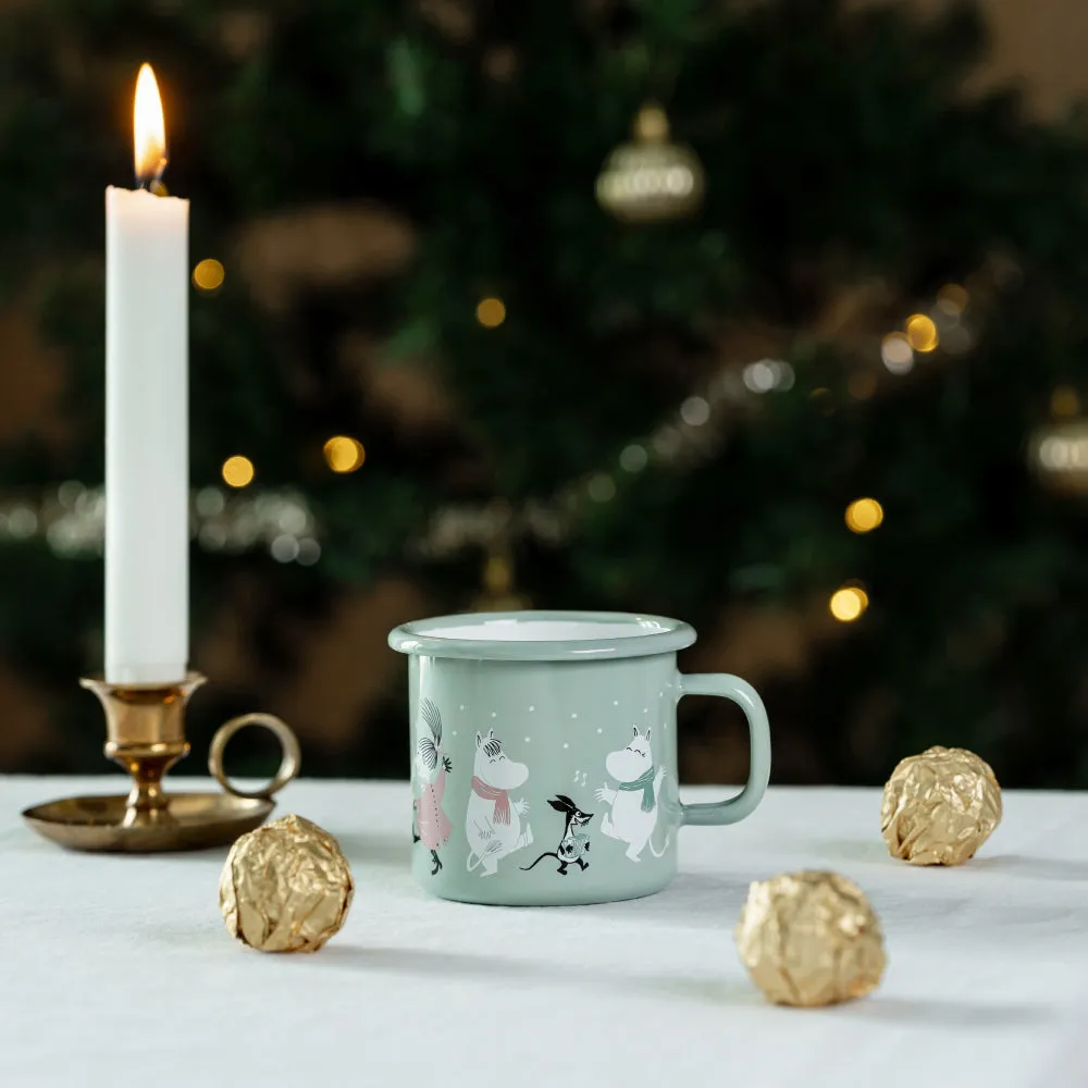 Moomin Enamel Mug 2.5 dl Festive Spirits