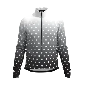 M's & W's Pro Wind Jacket - Black & White Fade Dots