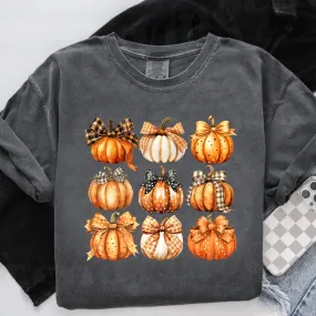 Multi Fall Pumpkins Graphic Tee, Pepper