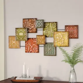 Naireu Square Panel Botanical Wall Decor