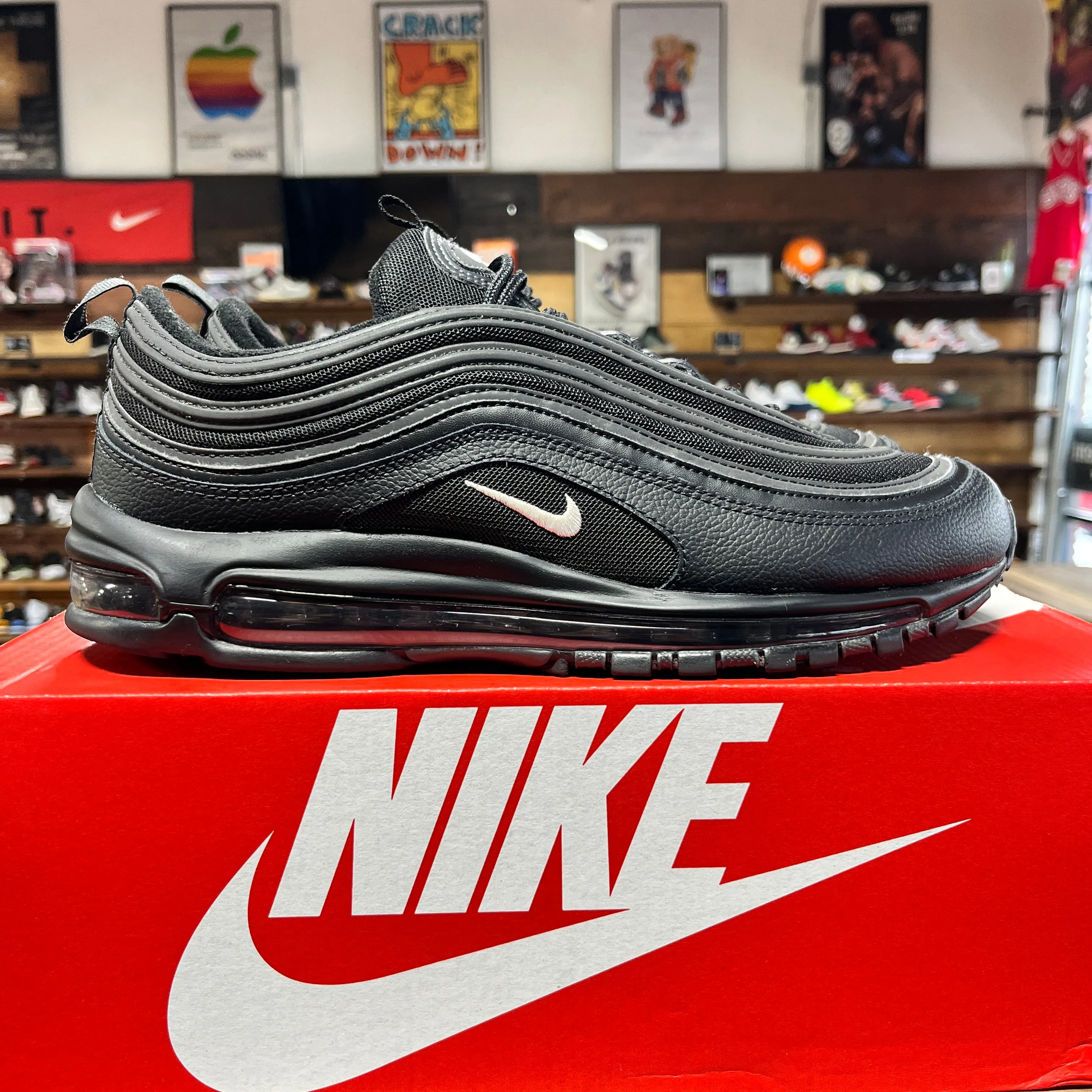 Nike Air Max 97 'Black White Anthracite' Size 11.5