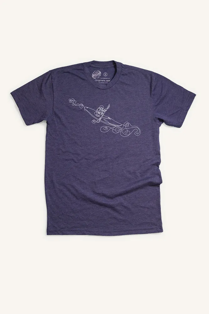 One Line Kayak T-shirt (Mens)