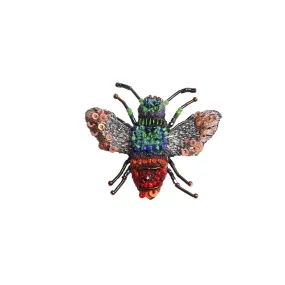 orchard bee brooch