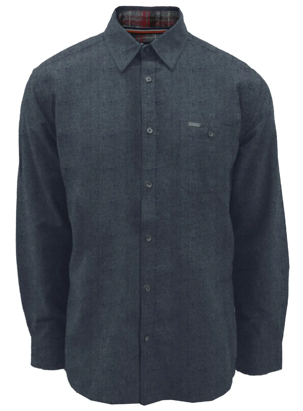 Point Zero KENDRICK Semi-Fit Flannel Cotton Shirt | Nebula