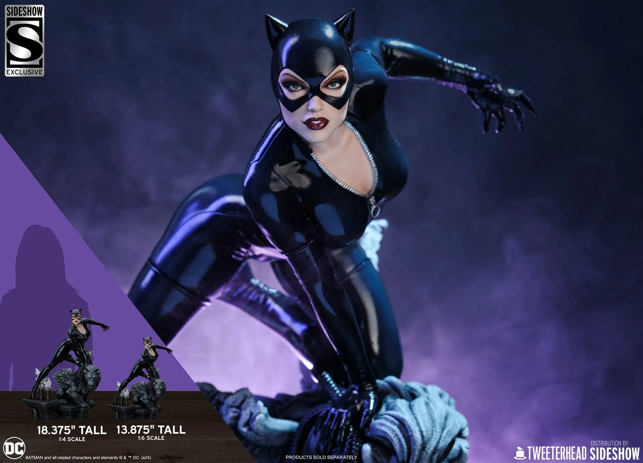 PRE-ORDER: Tweeterhead Catwoman Limited Edition Exclusive Quarter Scale Maquette