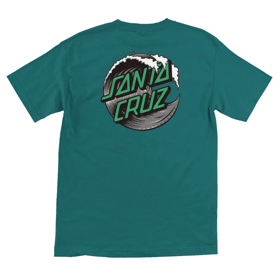 Santa Cruz Wave Dot S/S Regular T-Shirt Mens