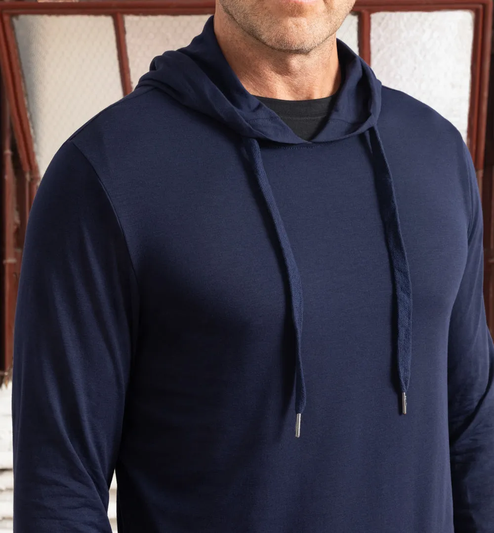 Threshold T-Shirt Hoodie Classic Fit - Maritime Blue