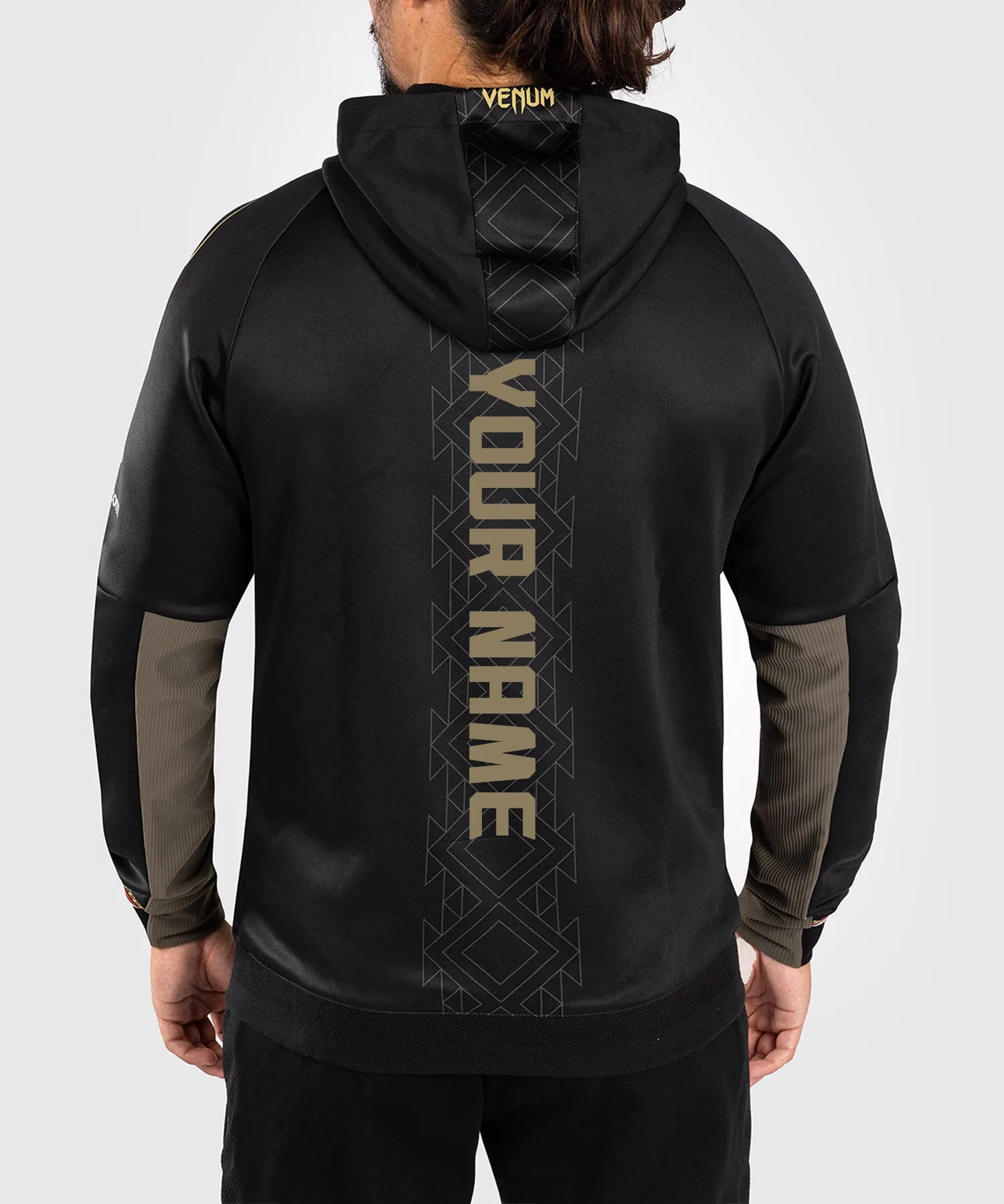 UFC Noche by Venum Personalized Authentic Fight Night Men's Walkout Hoodie - Black