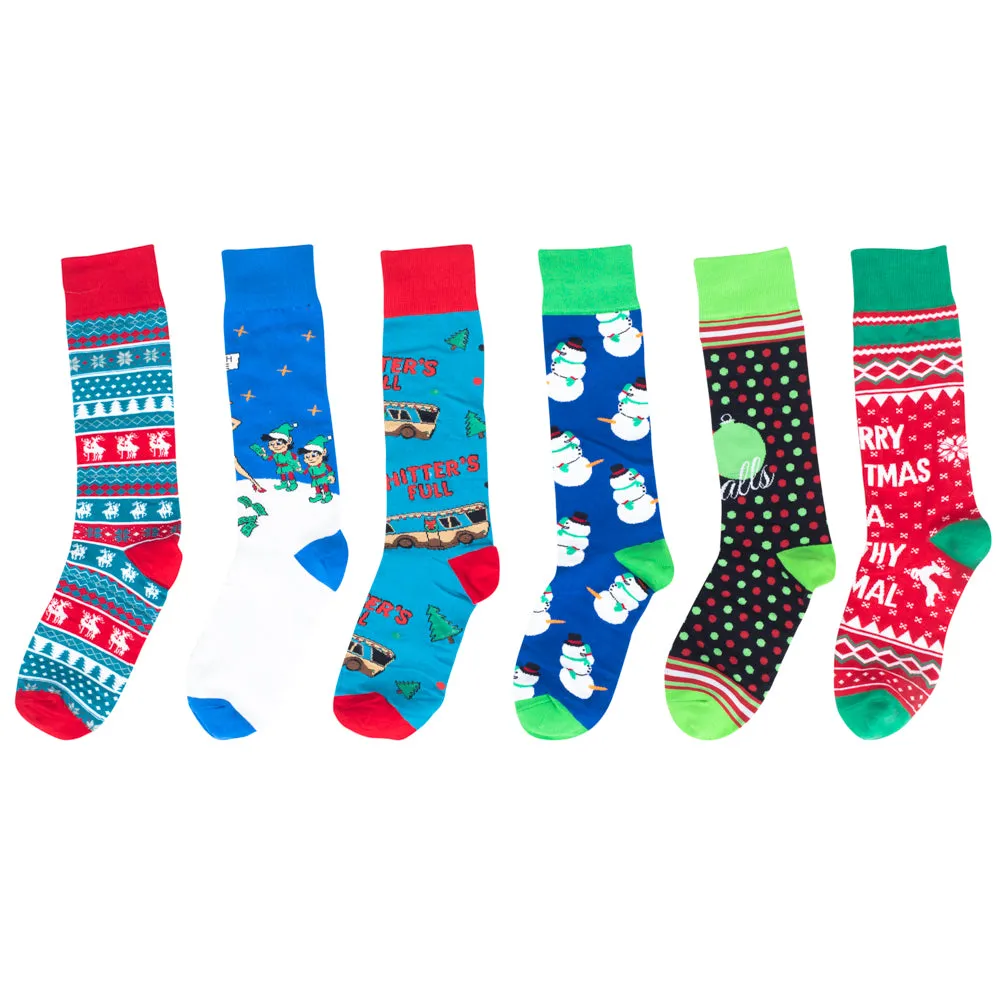 Ugly Christmas Sock 6-Pack