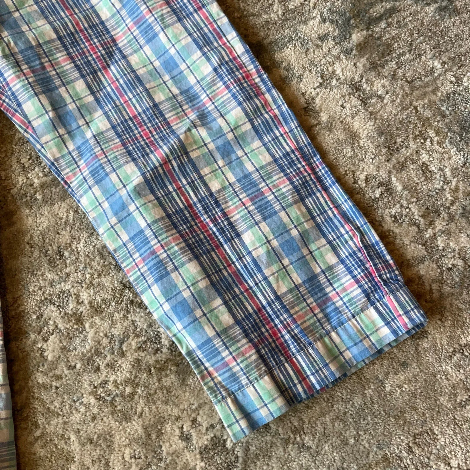 Vineyard Vines Boys Seafeather Plaid Breaker Pants 5T