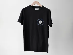 WOODLAND TEE. BLACK.